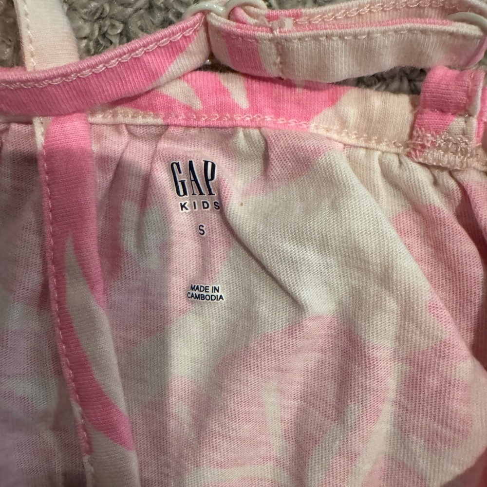 ☀️GAP Kids Pink and blue Floral Dress - Picture 2 of 3